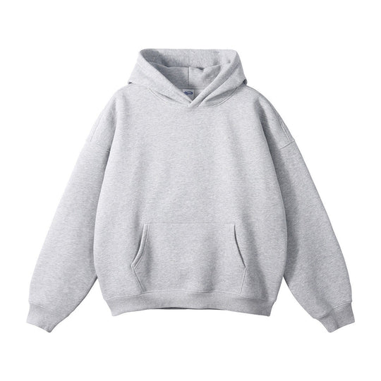 Unisex nan oversized Kapuzenpullover mit Kängurutasche und gerippten Bündchen EB