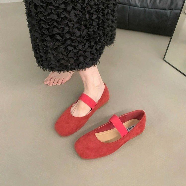 Damen elegante Mokassins mit modischem Riemchen und funkelnder Schnalle EB
