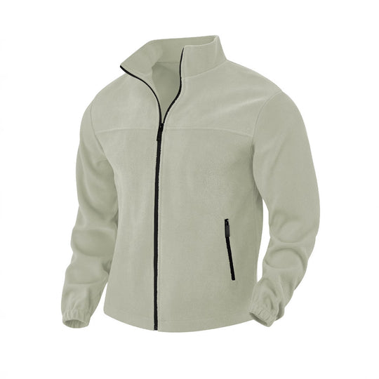 Herren Fleecejacke mit hohem Kragen EB