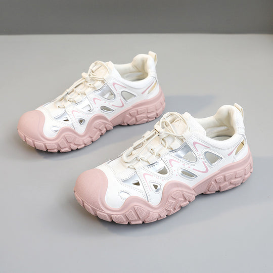 Damen Sportliche Freizeitschuhe mit atmungsaktiver Mesh-Oberfläche und rutschfester Sohle EB