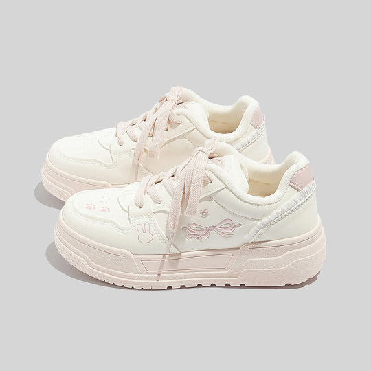 Damen Sneakers mit verspieltem Häschenmotiv und bequemer Dämpfung EB