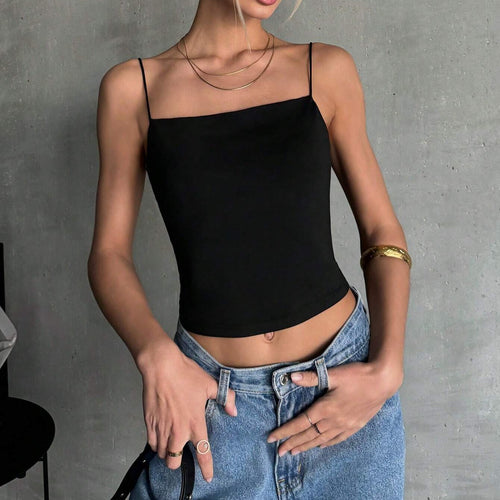 Damen ärmelloses Crop-Top EB