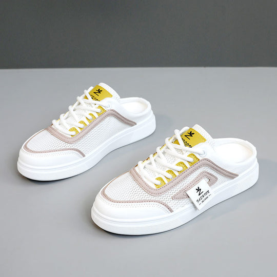 Damen Atmungsaktive Slip-On Sneakers mit elegantem Mesh-Design EB
