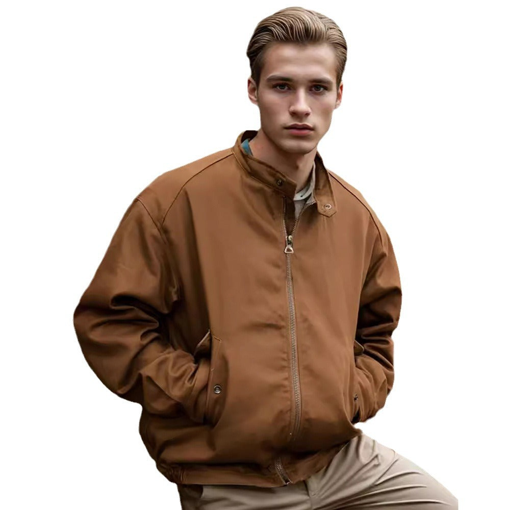 Herren lässige Outdoor-Jacke mit praktischen Taschen und atmungsaktivem Innenfutter EB