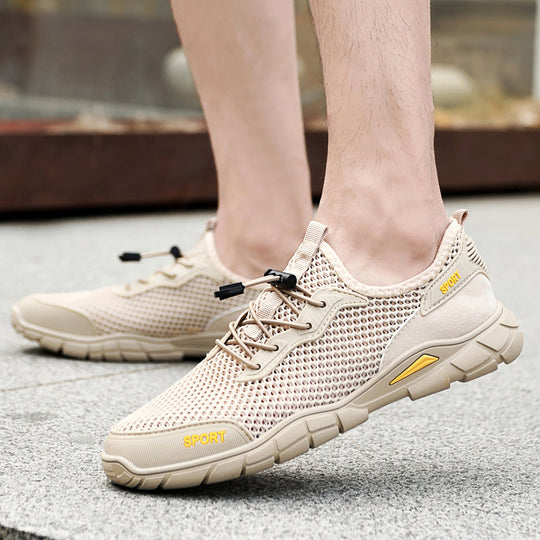 Herren Sportliche Mesh-Sneaker mit rutschfester Sohle EB