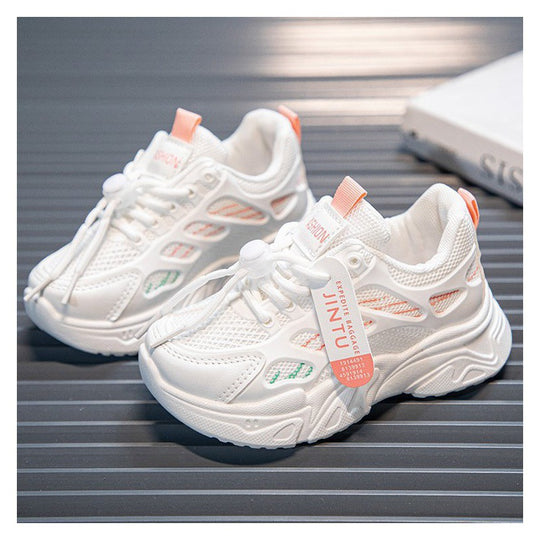 Damen Sneakers im modernen Sport-Look mit atmungsaktiven Mesh-Einsätzen und komfortabler Dämpfung EB