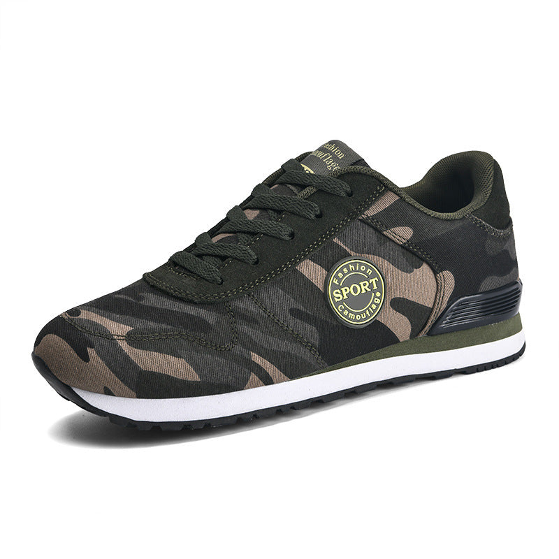 Damen Sportliche Camouflage Sneakers mit atmungsaktivem Obermaterial EB