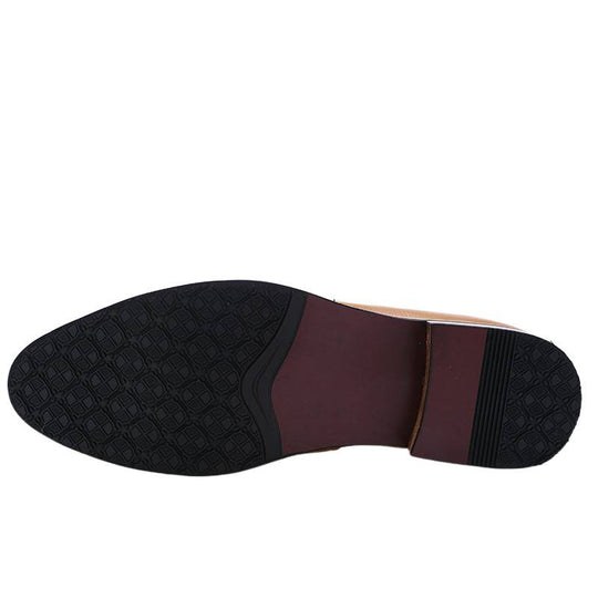 Damen Luxus Loafers aus echtem Leder mit modischen Fransen EB