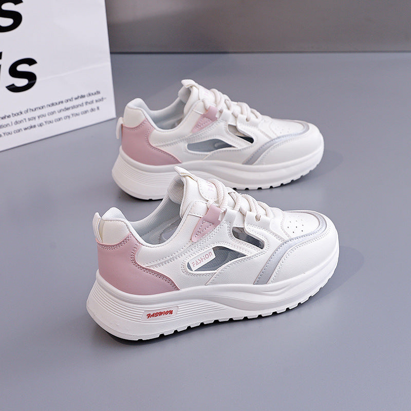 Damen Modische Sneakers mit atmungsaktivem Netzmaterial und dämpfendem Komfort EB