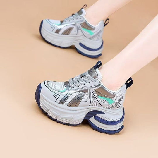 Damen Sportliche Laufschuhe mit dämpfender Sohle und atmungsaktivem Obermaterial EB