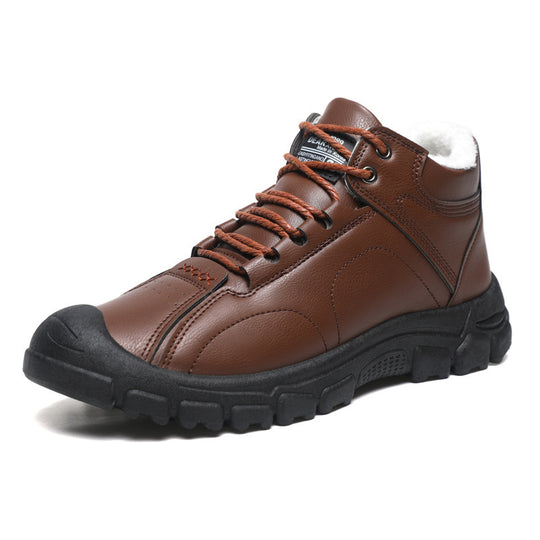 Herren Robuste und warme Winterstiefel mit rutschfester Sohle EB