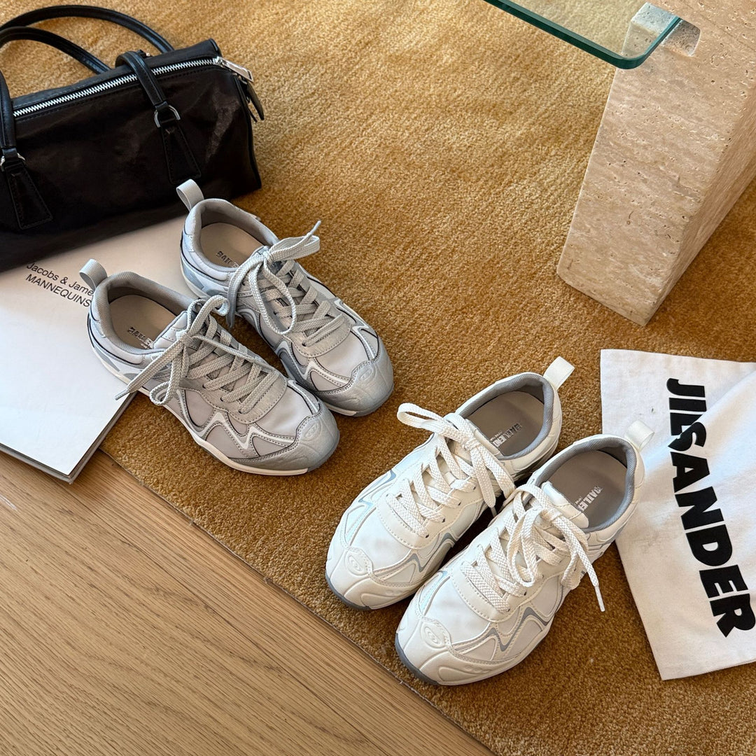 Damen Sportliche Leichtgewicht-Sneaker mit atmungsaktiver Mesh-Oberfläche und flexibler Sohle EB
