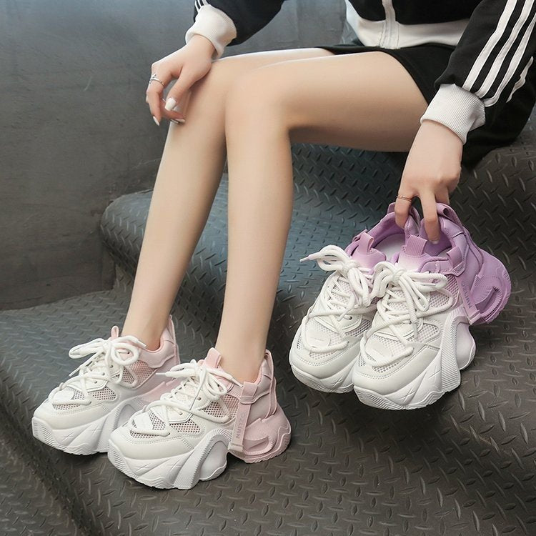 Damen Sportliche Sneakers mit atmungsaktivem Obermaterial und innovativer Dämpfung EB