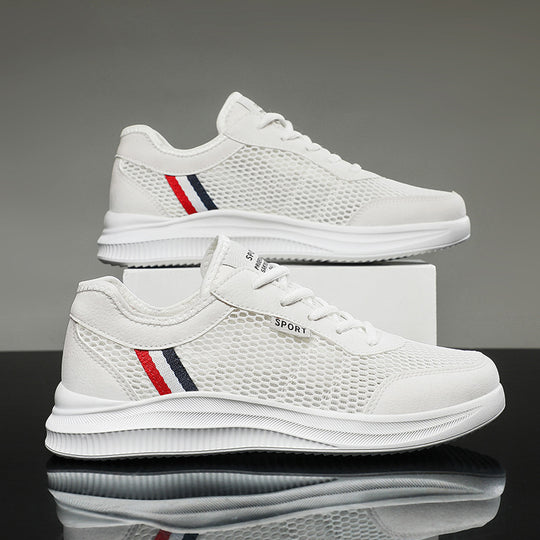 Damen Sportliche Sneakers mit atmungsaktiver Mesh-Oberfläche und rutschfester Sohle EB