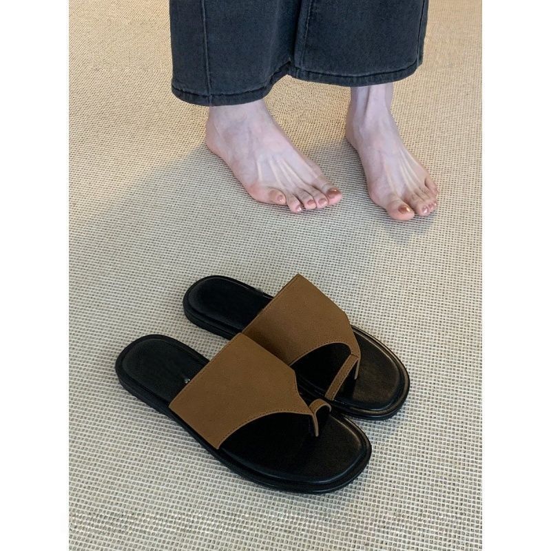 Damen Zehentrenner-Sandalen mit elegantem Riemendesign EB
