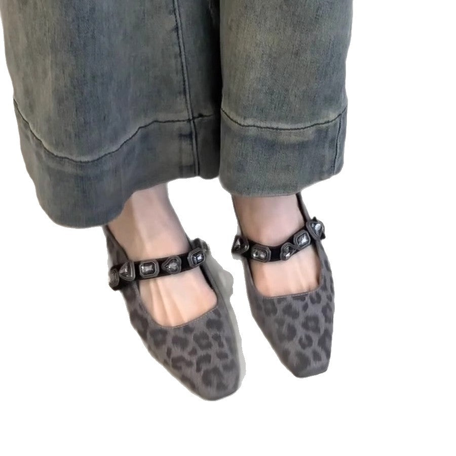 Damen Slingback-Ballerinas mit stilvoller Glitzerverzierung und komfortabler Sohle EB