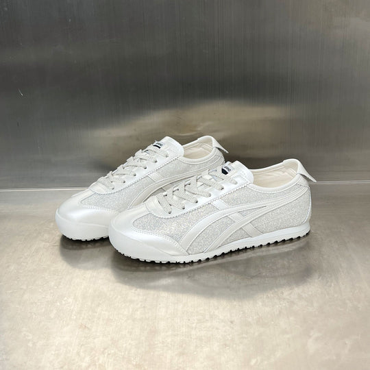 Damen Sportliche Sneakers mit glitzerndem Obermaterial und rutschfester Sohle EB
