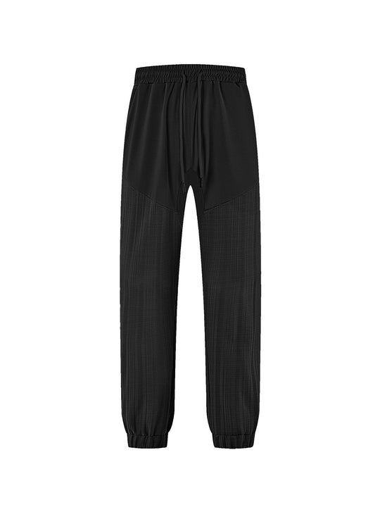 Damen sportliche Jogginghose mit elastischem Bund und strukturiertem Design EB