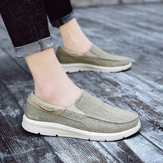 Damen Bequeme Slip-On Schuhe mit atmungsaktivem Obermaterial und dämpfender Sohle EB