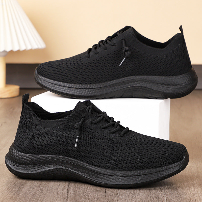 Damen Bequeme und atmungsaktive Laufschuhe mit elastischem Mesh-Obermaterial EB