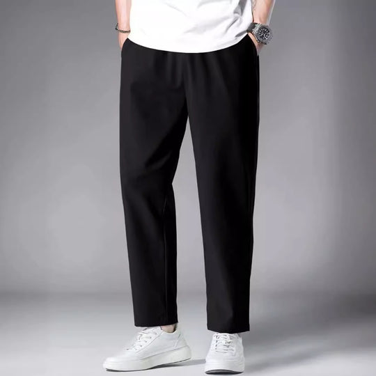 Herren elegante Relaxed-Fit Hose EB