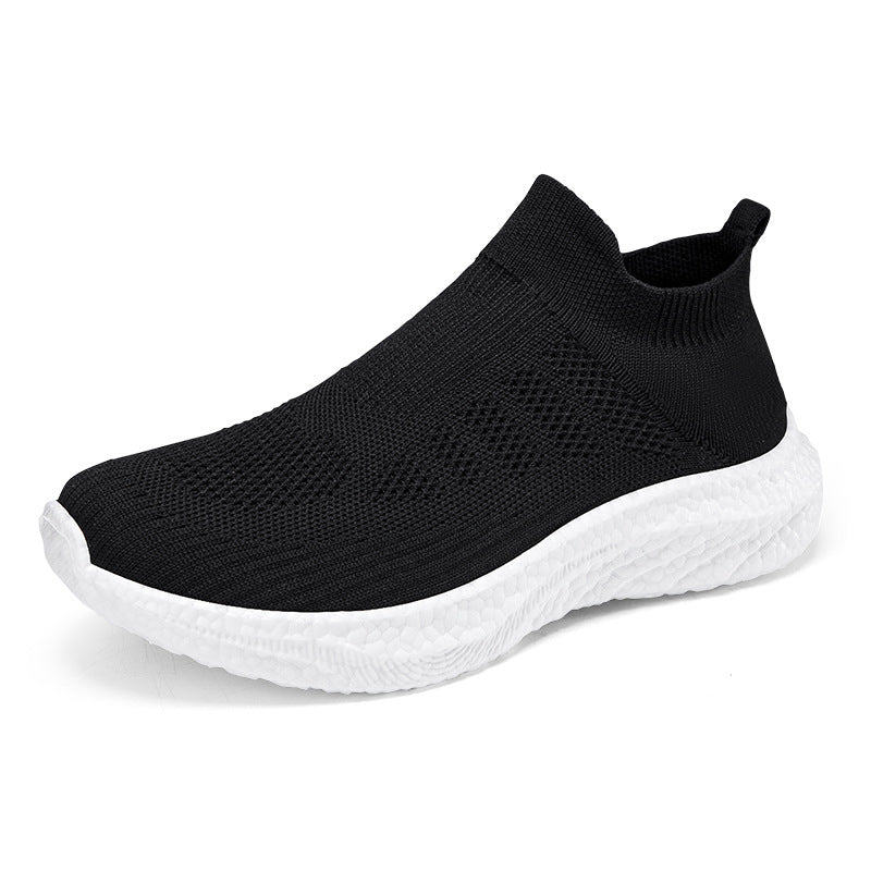Damen Atmungsaktive Stricksneaker mit rutschfester Sohle EB
