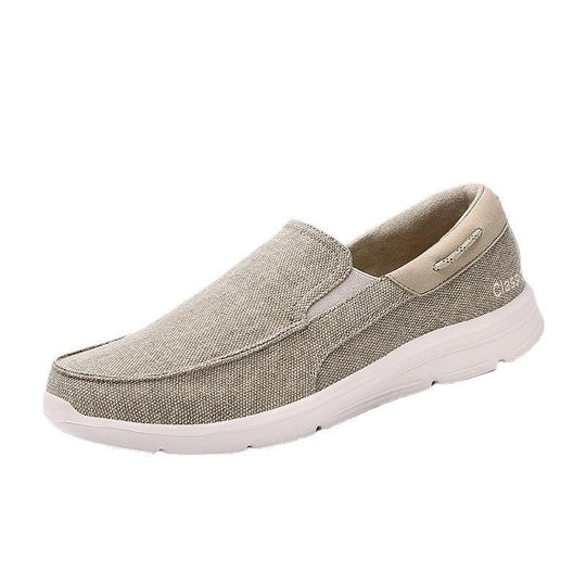 Damen Slip-On Sneakers mit atmungsaktivem Textil-Obermaterial und flexibler Sohle EB