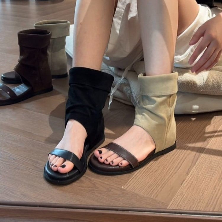 Damen Bequeme Knöchel-Sandalen EB