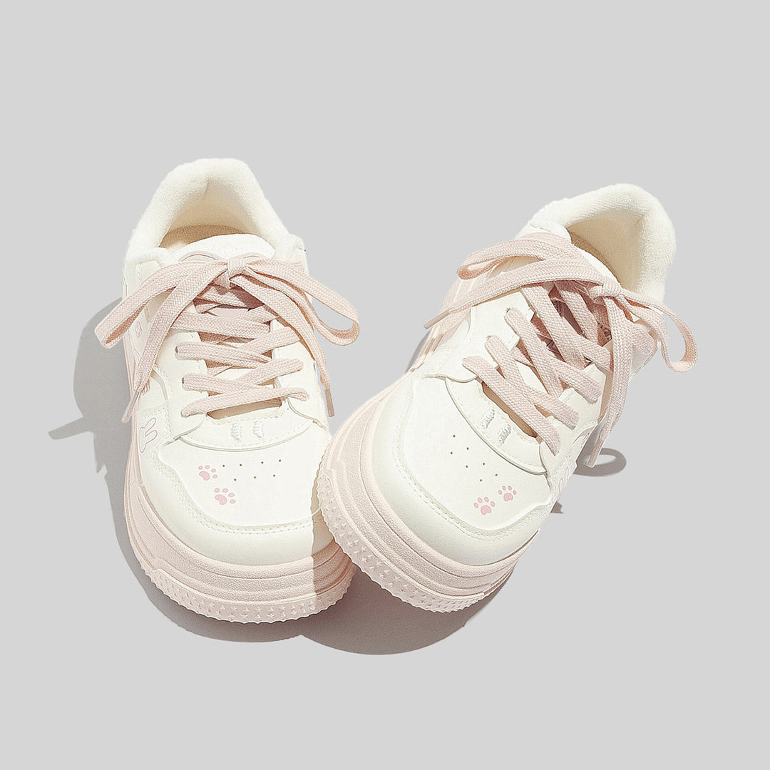 Damen Sneakers mit verspieltem Häschenmotiv und bequemer Dämpfung EB