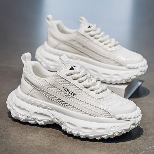Damen Sportliche Chunky Sneakers mit atmungsaktiver Mesh-Oberfläche und flexibler Laufsohle EB