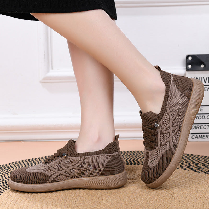 Damen Freizeit Sneaker mit elastischem Einschlupf EB