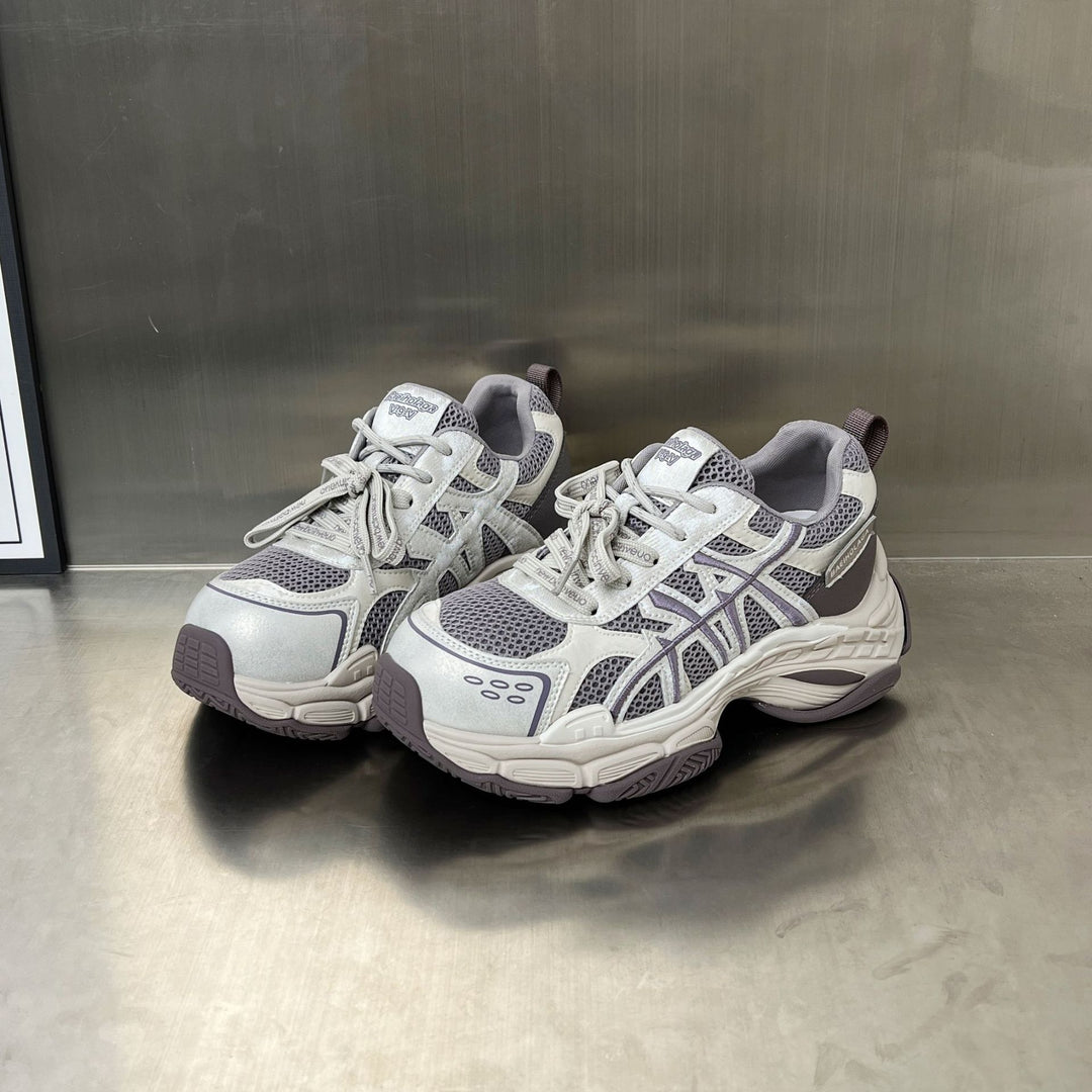 Damen Sportliche Sneakers mit verbesserter Dämpfung und atmungsaktiver Mesh-Konstruktion EB