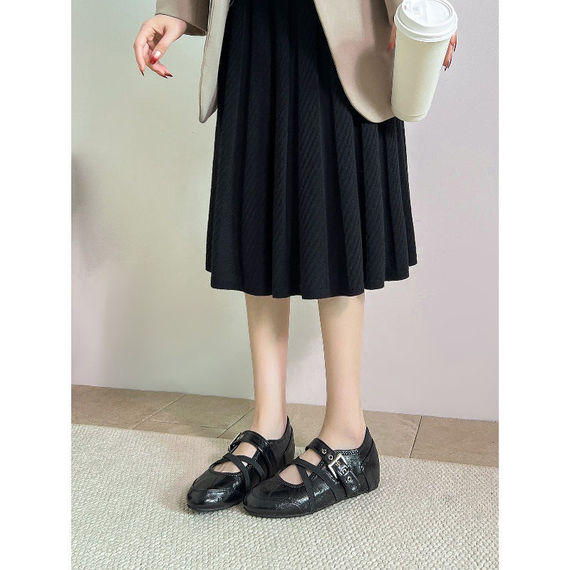 Damen Ballerinas mit verstellbaren Riemchen und komfortabler Innensohle EB