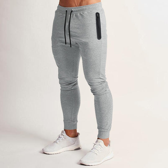 Herren Slim-Fit Jogginghose mit praktischen Reißverschlusstaschen EB