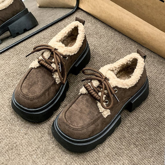 Damen gefütterte Laufsohlen-Stiefeletten EB