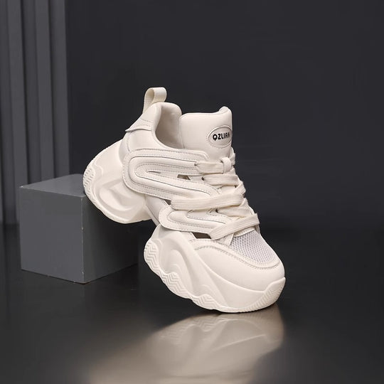 Damen Sportliche Chunky Sneakers mit atmungsaktivem Obermaterial und innovativem Dämpfungssystem EB