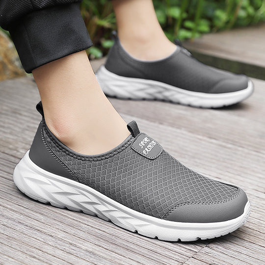 Damen Atmungsaktive Slip-On Sportschuhe mit rutschfester Sohle EB