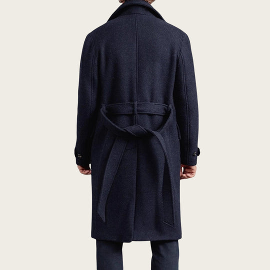 Herren eleganter und hochwertiger Wollmantel EB