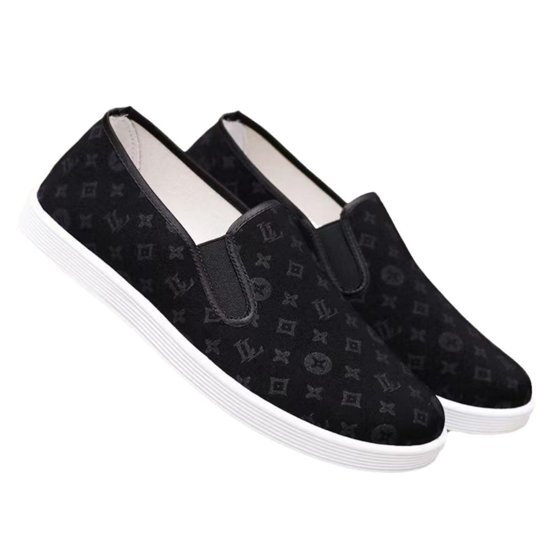 Damen Slip-On Freizeit-Schuhe mit elastischen Einsätzen EB