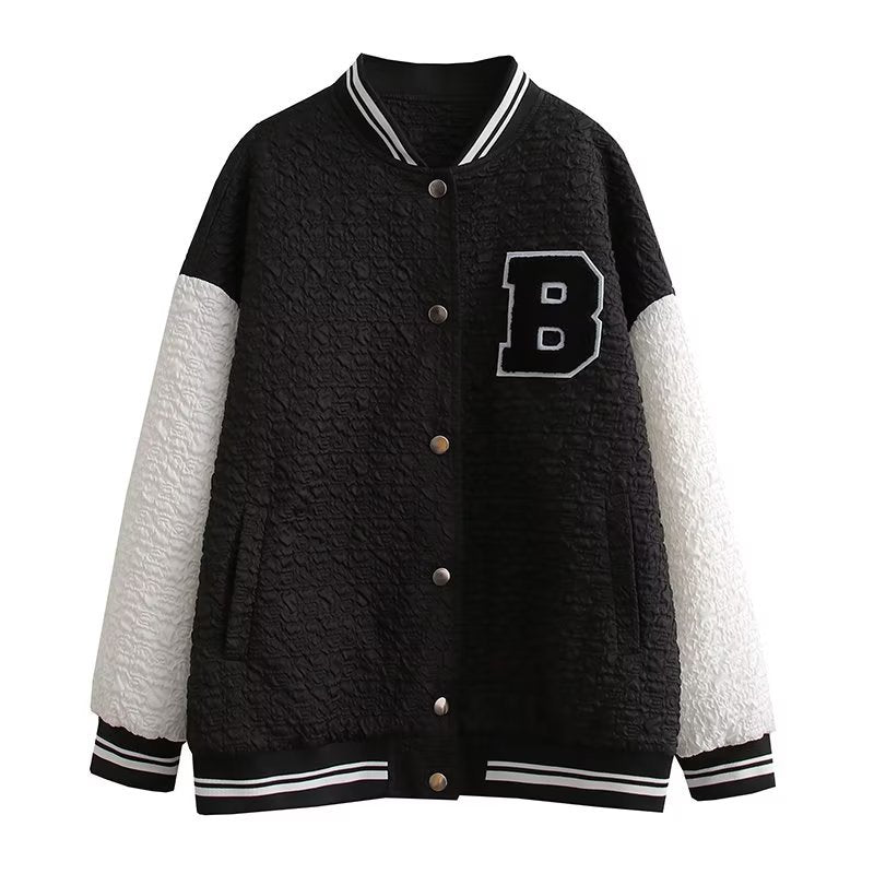 Damen Sportliche Bomberjacke mit strukturiertem Obermaterial und eleganten Details EB