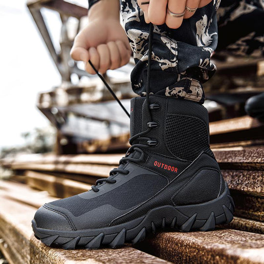 Damen Outdoor-Stiefel mit atmungsaktiver Mesh-Oberfläche und rutschfester Sohle EB