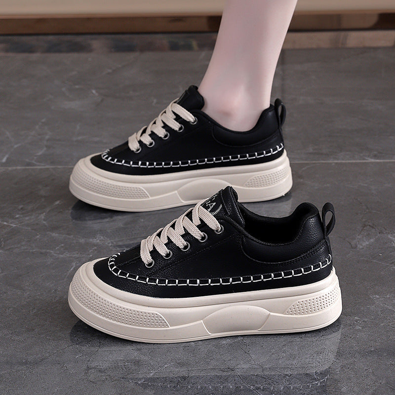 Damen Sneaker mit dicker, rutschfester Sohle und einzigartigem Design EB