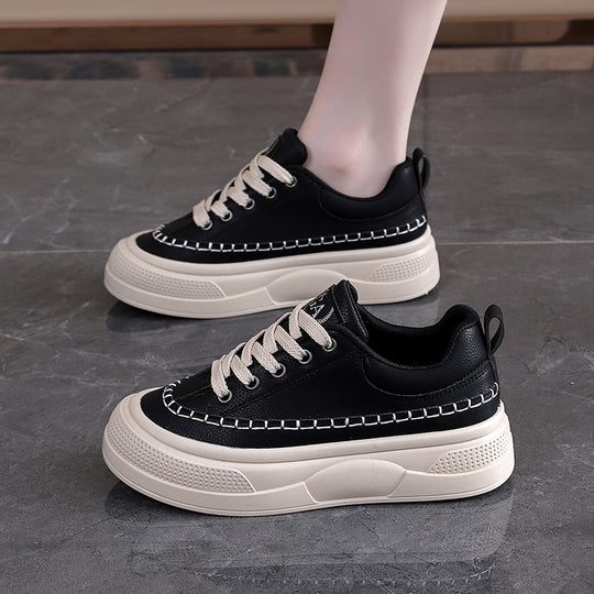 Damen Sneaker mit dicker, rutschfester Sohle und einzigartigem Design EB