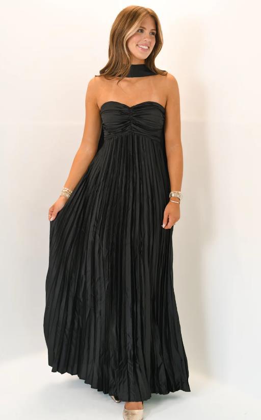 Damen elegante Maxi-Röcke mit Faltenwurf EB