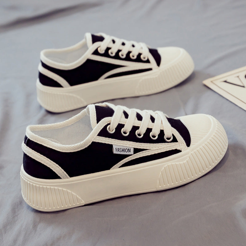 Damen Modische Sneaker im trendigen Design mit sportlicher Sohle EB