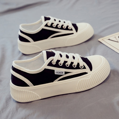 Damen Modische Sneaker im trendigen Design mit sportlicher Sohle EB