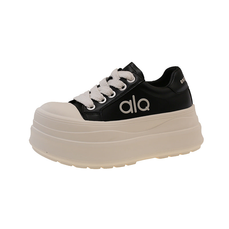 Damen Plattform Sneaker mit großzügiger Sohle und atmungsaktivem Obermaterial EB