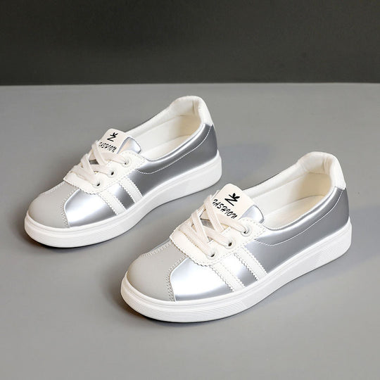 Damen Sportliche Sneakers mit reflektierendem Obermaterial und gepolsterter Innensohle EB