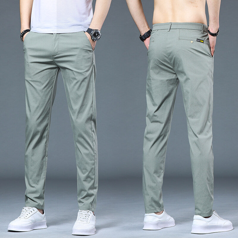 Herren luftige Freizeithosen im modernen Slim-Fit Design EB