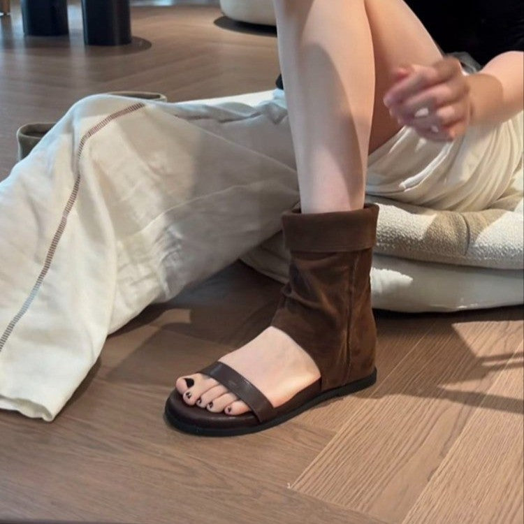 Damen Bequeme Knöchel-Sandalen EB